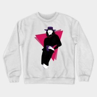 Classy Lady 80s Patrick Nagel Crewneck Sweatshirt